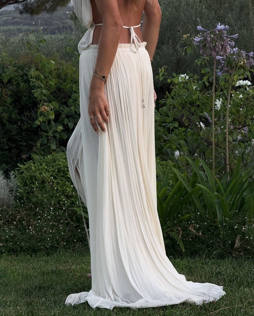 RUFFLE LONG SKIRT 3 PIECE SET