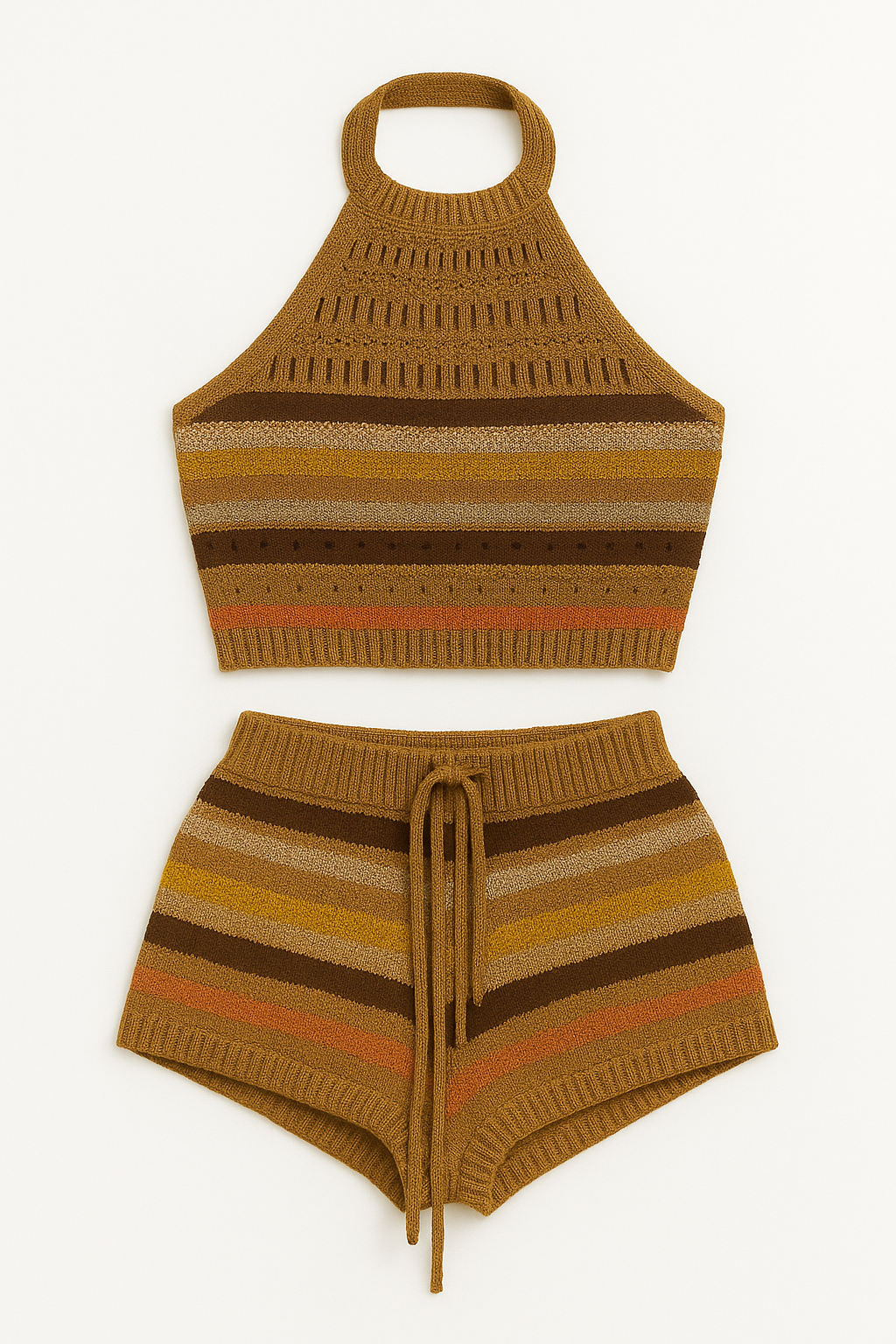 STRIPED TOP WITH SHORT
