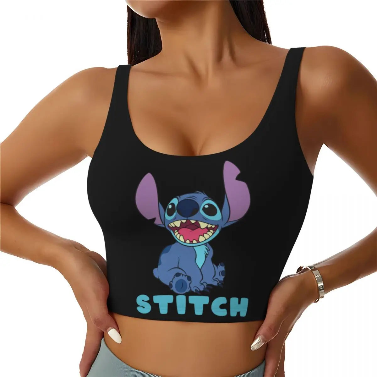 STITCH -THEMED CROP TANK