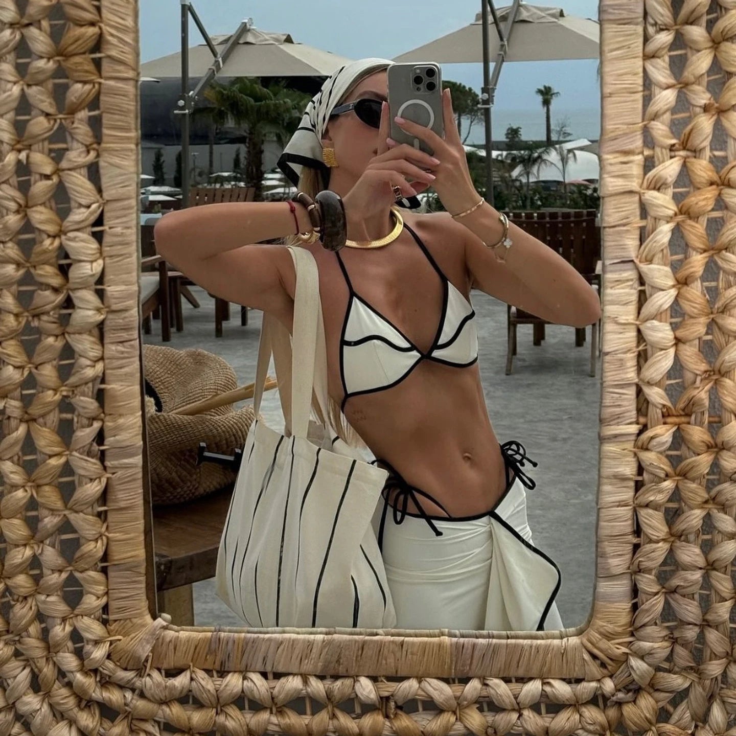 RUFFLE 3 PIECE RESORT WEAR