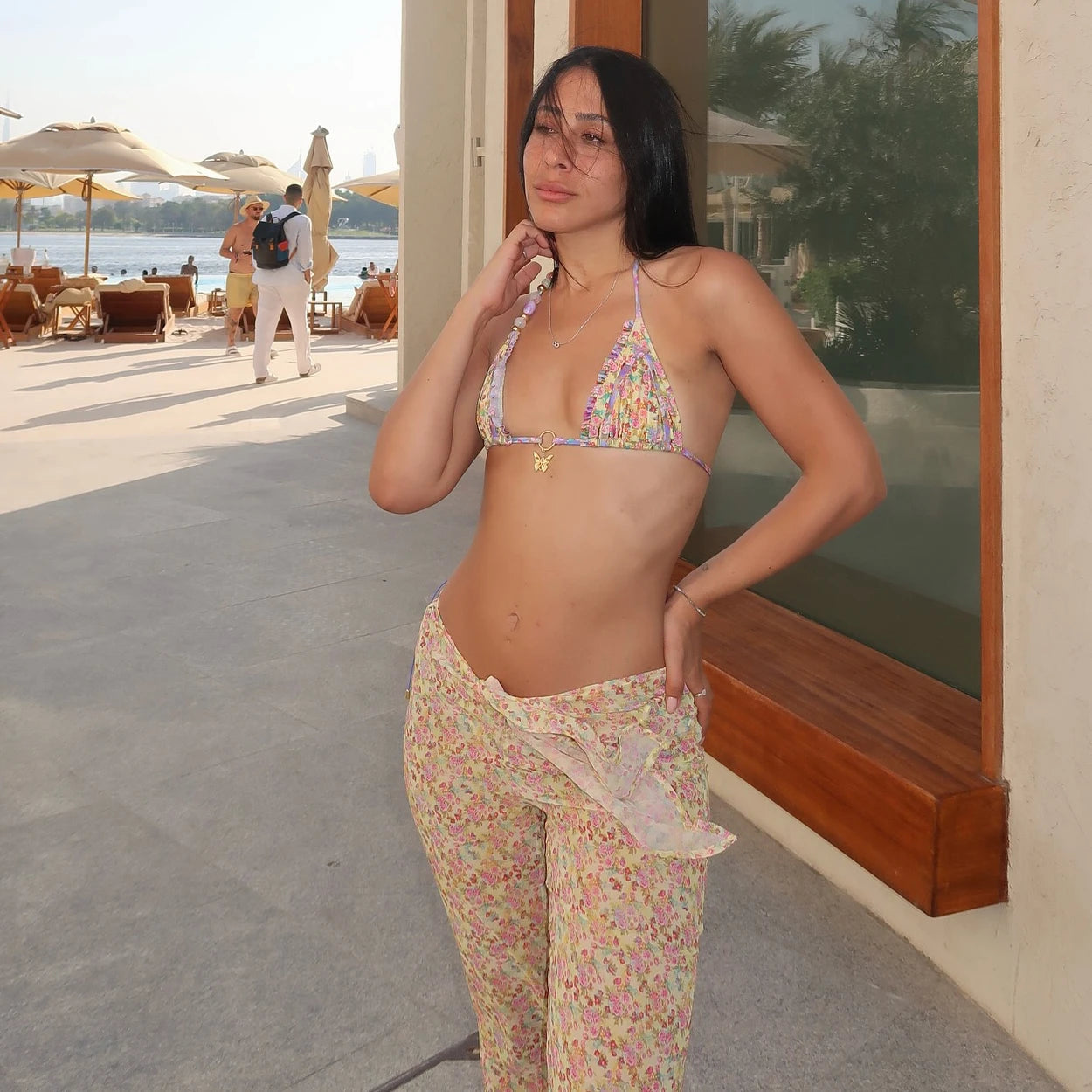 BIKINI + COVERUP PANT RESORT WEAR