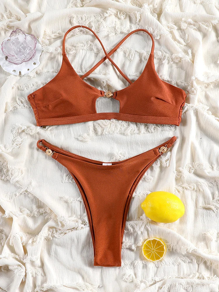 HIGH CUT STRAP BIKINI