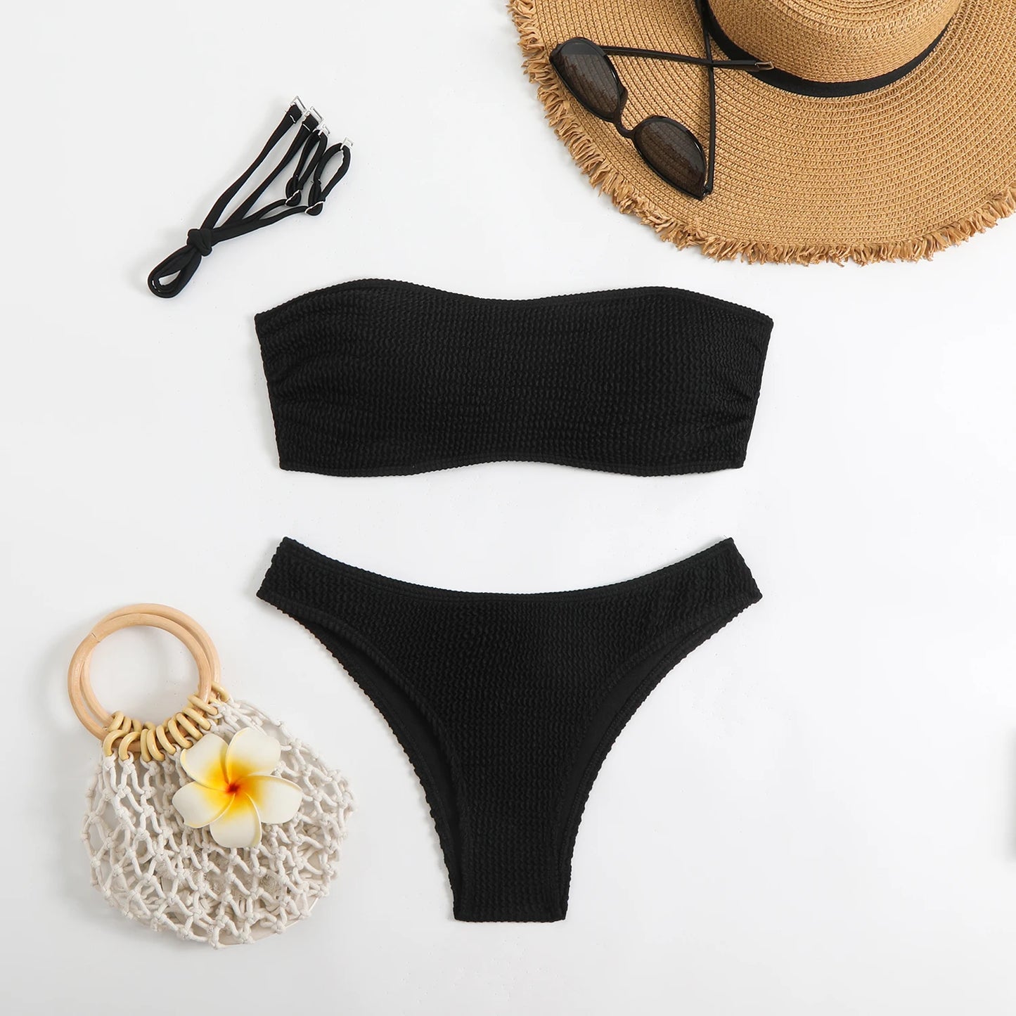 BANDEAU HIGH CUT BIKINI