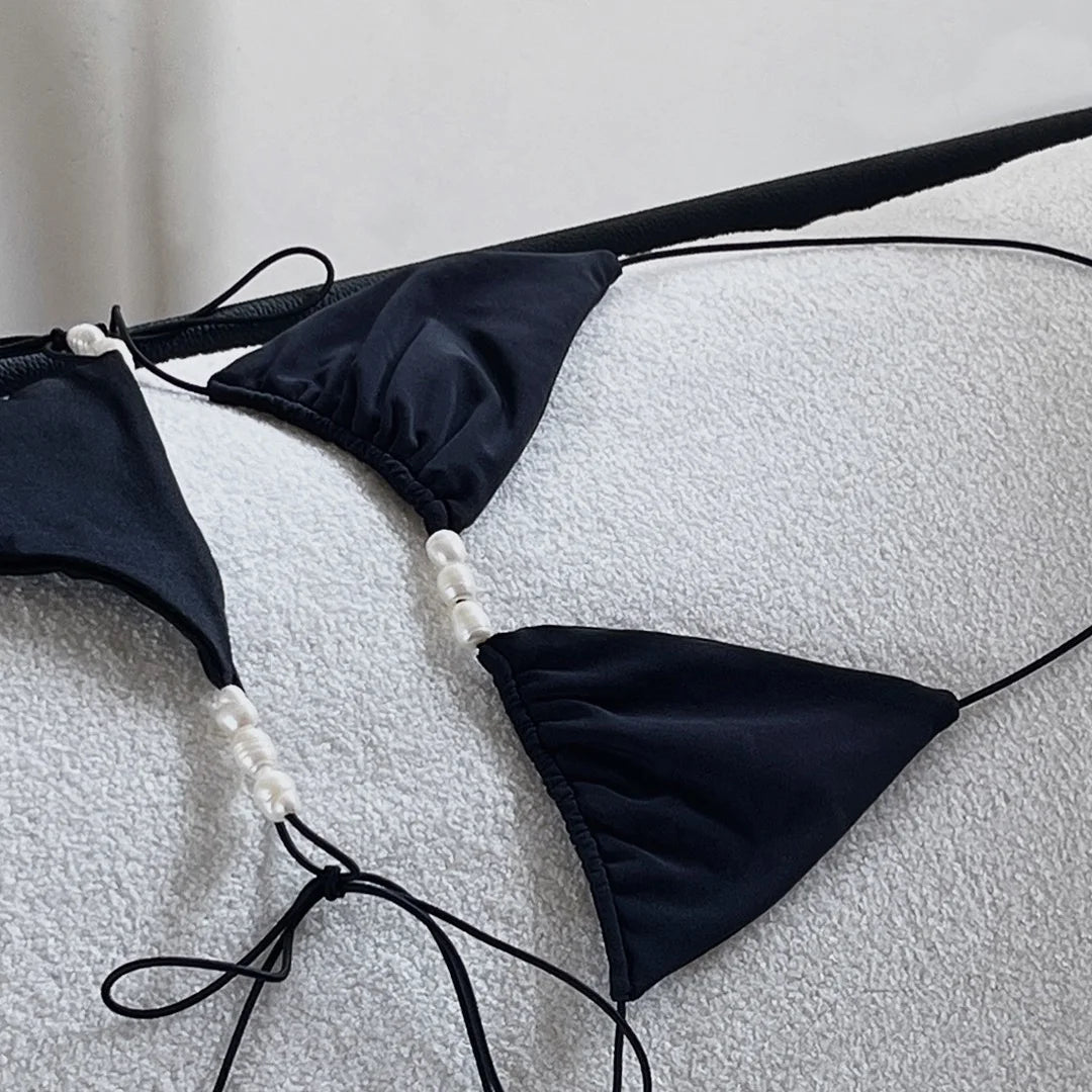 TRIANGLE BIKINI LONG SKIRT SET