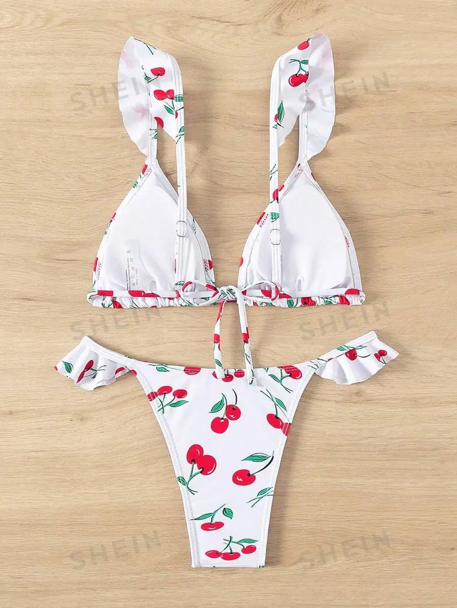 RUFFLE PUSHUP BIKINI