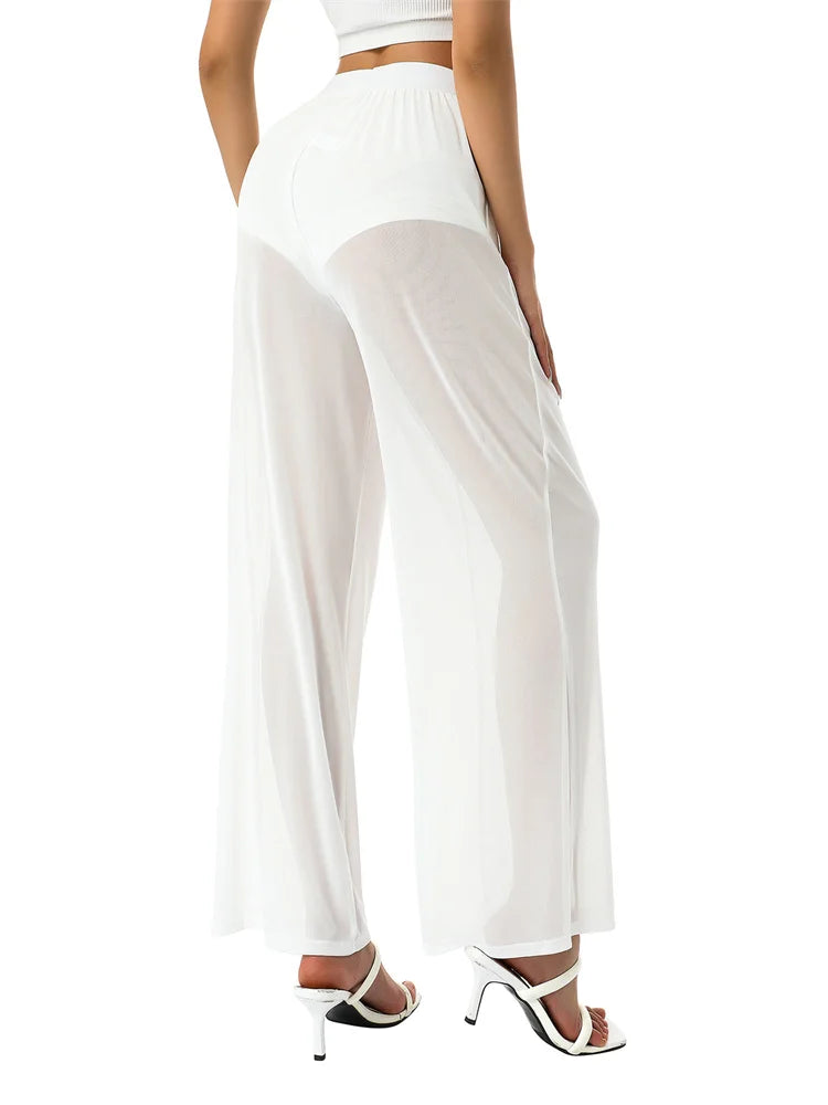 SHEER COVER-UP PANTS