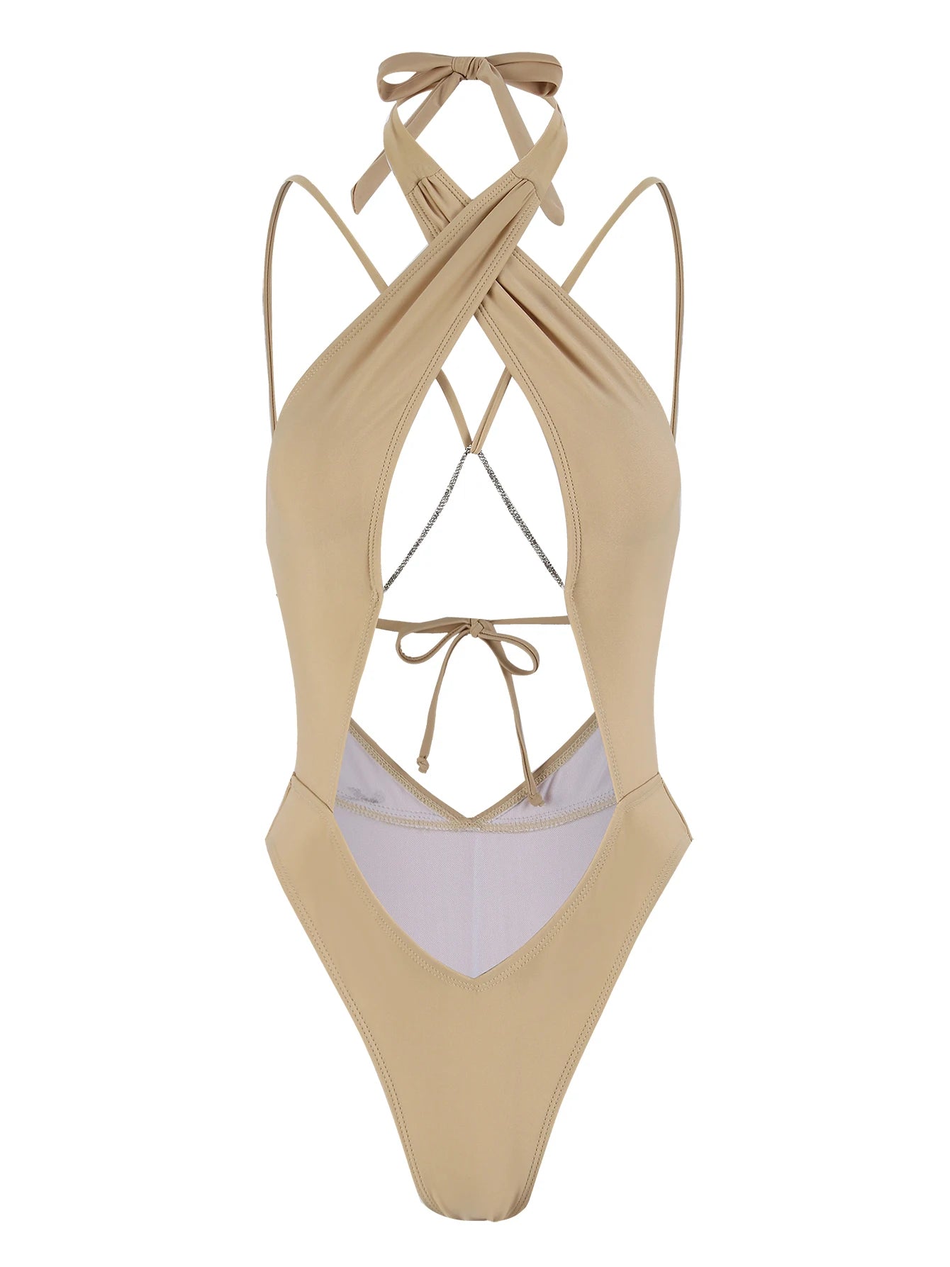 HOLLOW OUT ONE PICE BIKINI