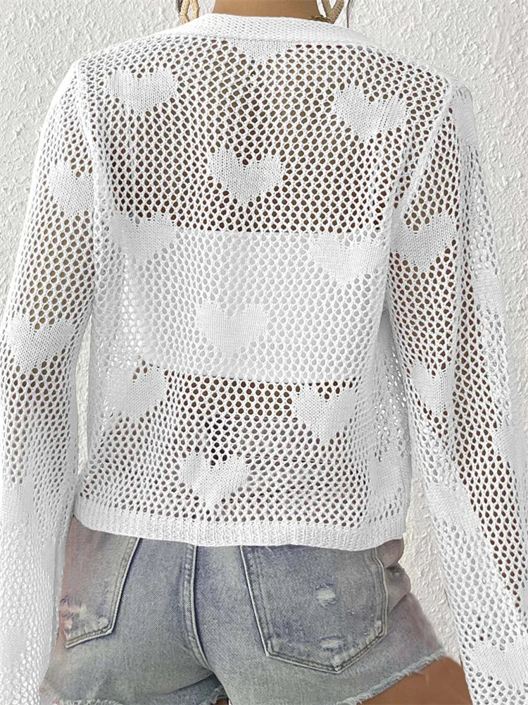 LACE TIE-UP COVER-UP