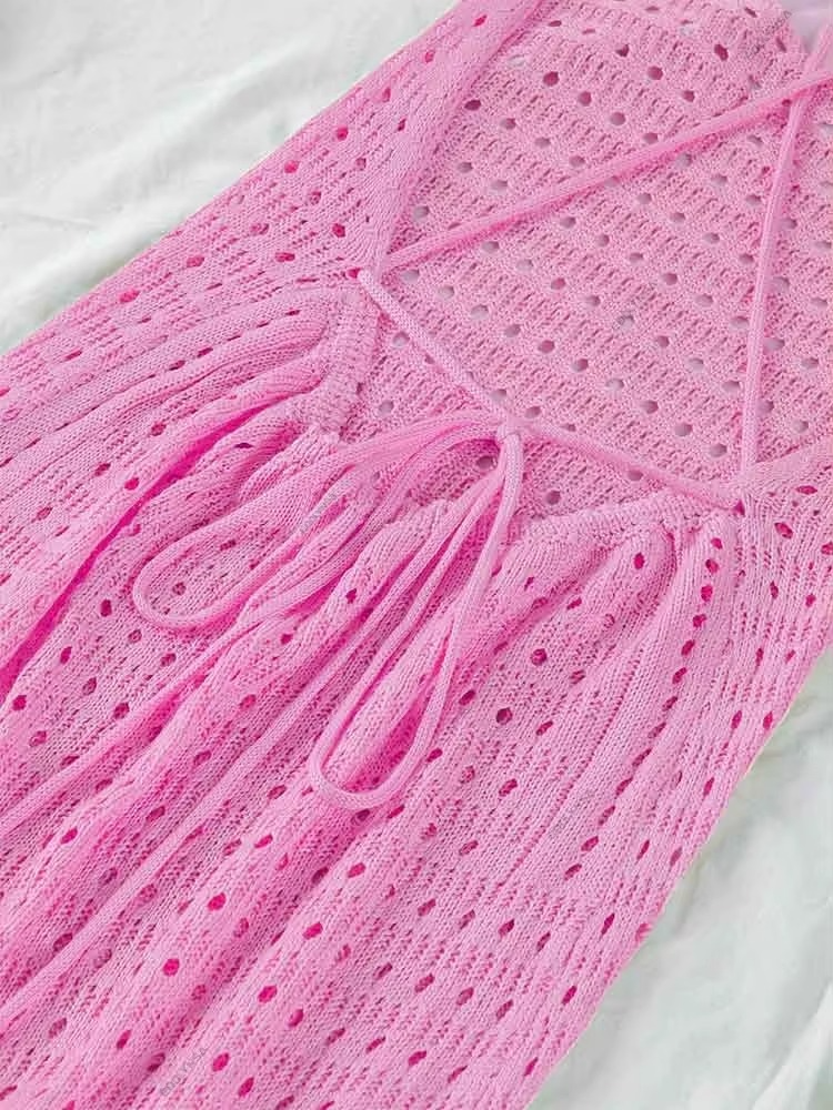 SPAGHETTI STARP DRESS