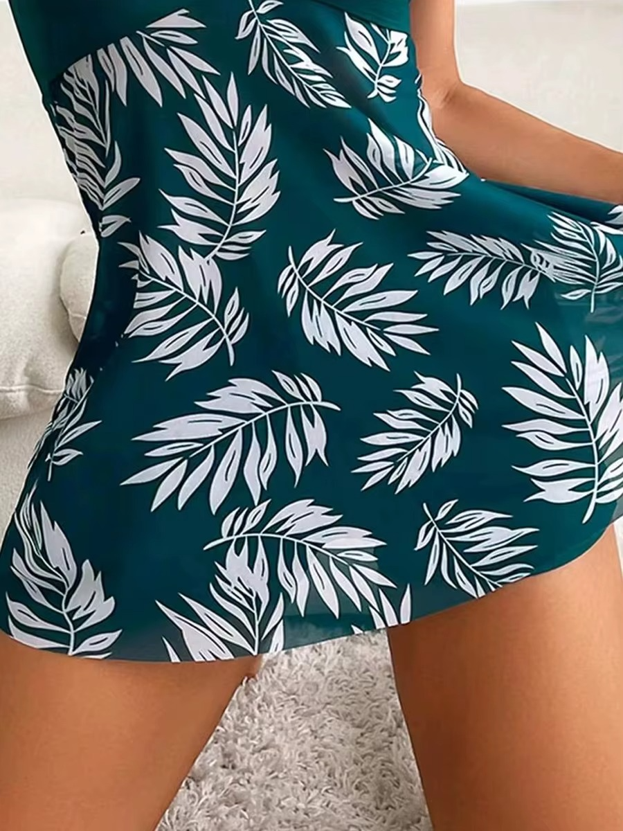 2-PIECE TROPICAL DRESS