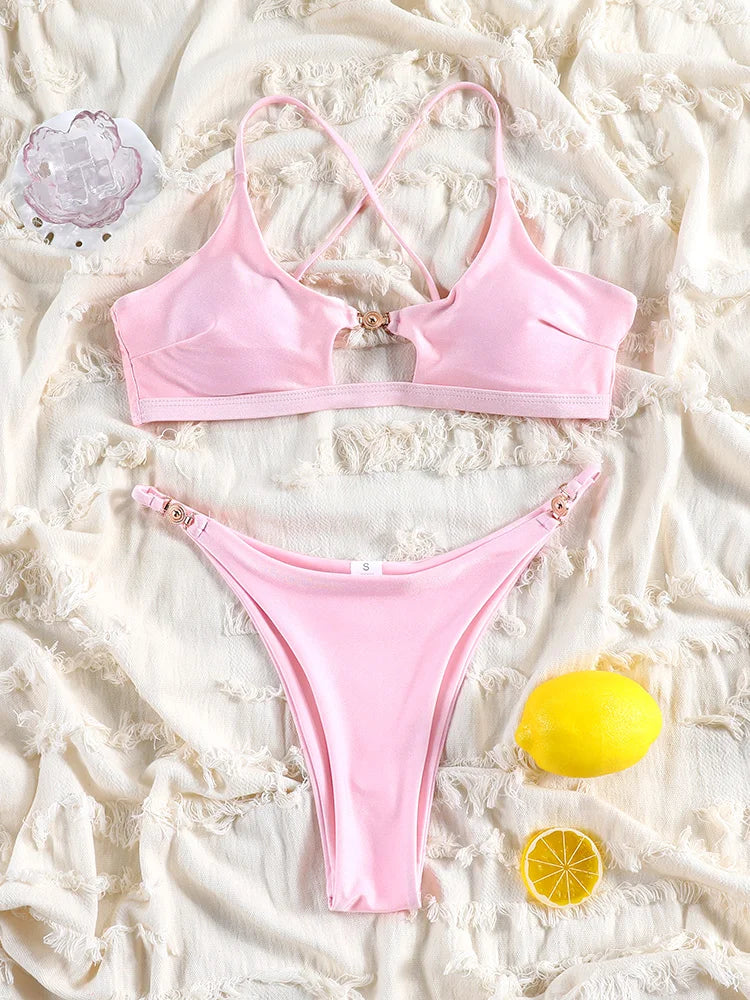 HIGH CUT STRAP BIKINI