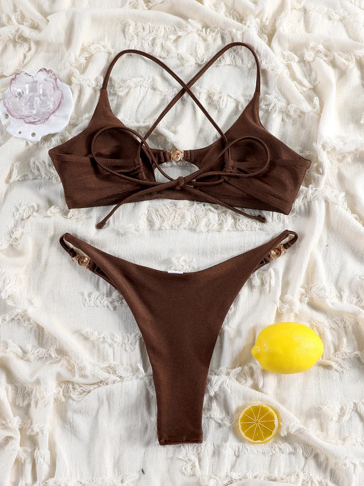 HIGH CUT STRAP BIKINI