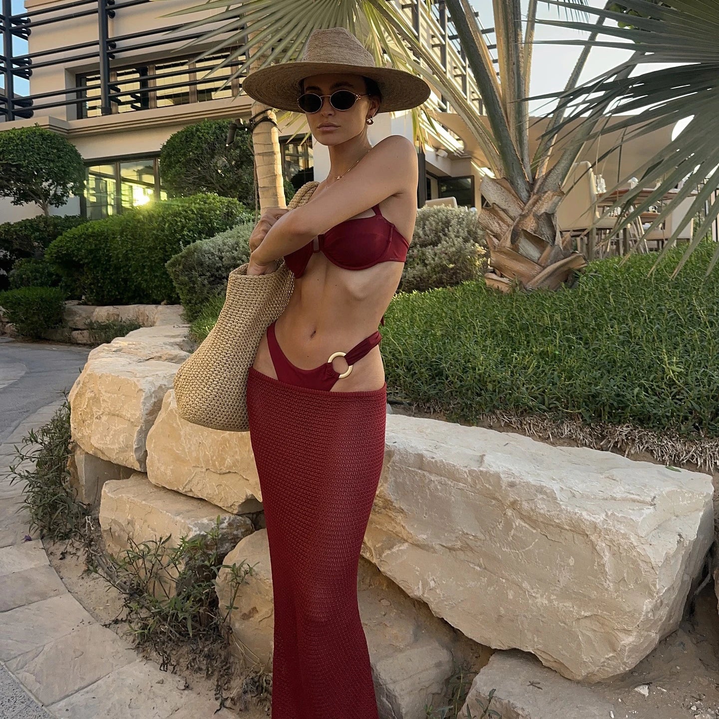 BALCONETTE TOP MESH SKIRT SET