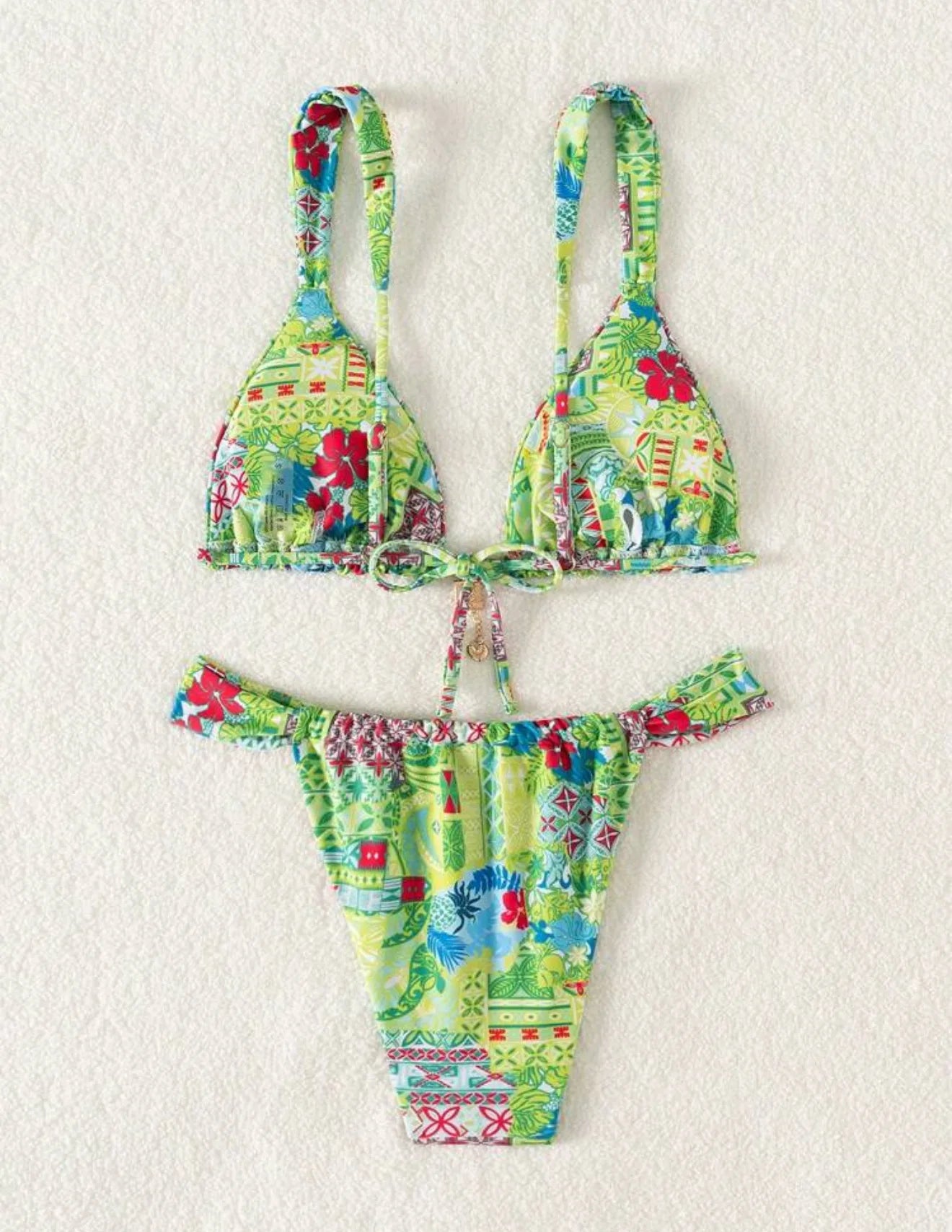 STRAPPY TRIANGLE BIKINI SET