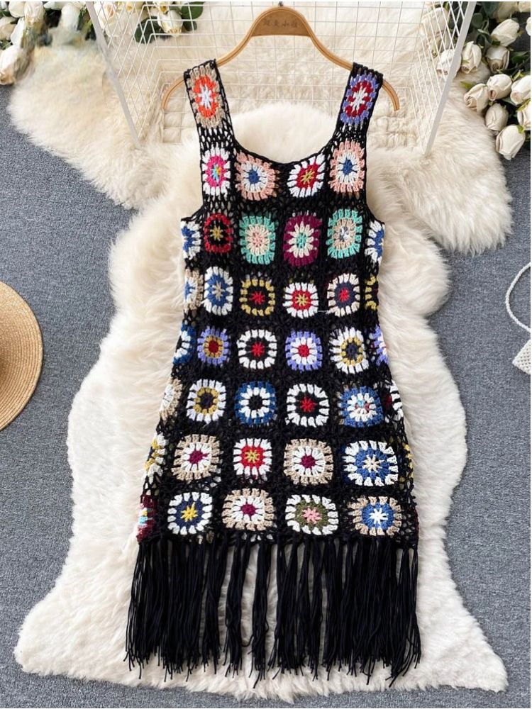 HOLOW OUT SUMMER DRESS