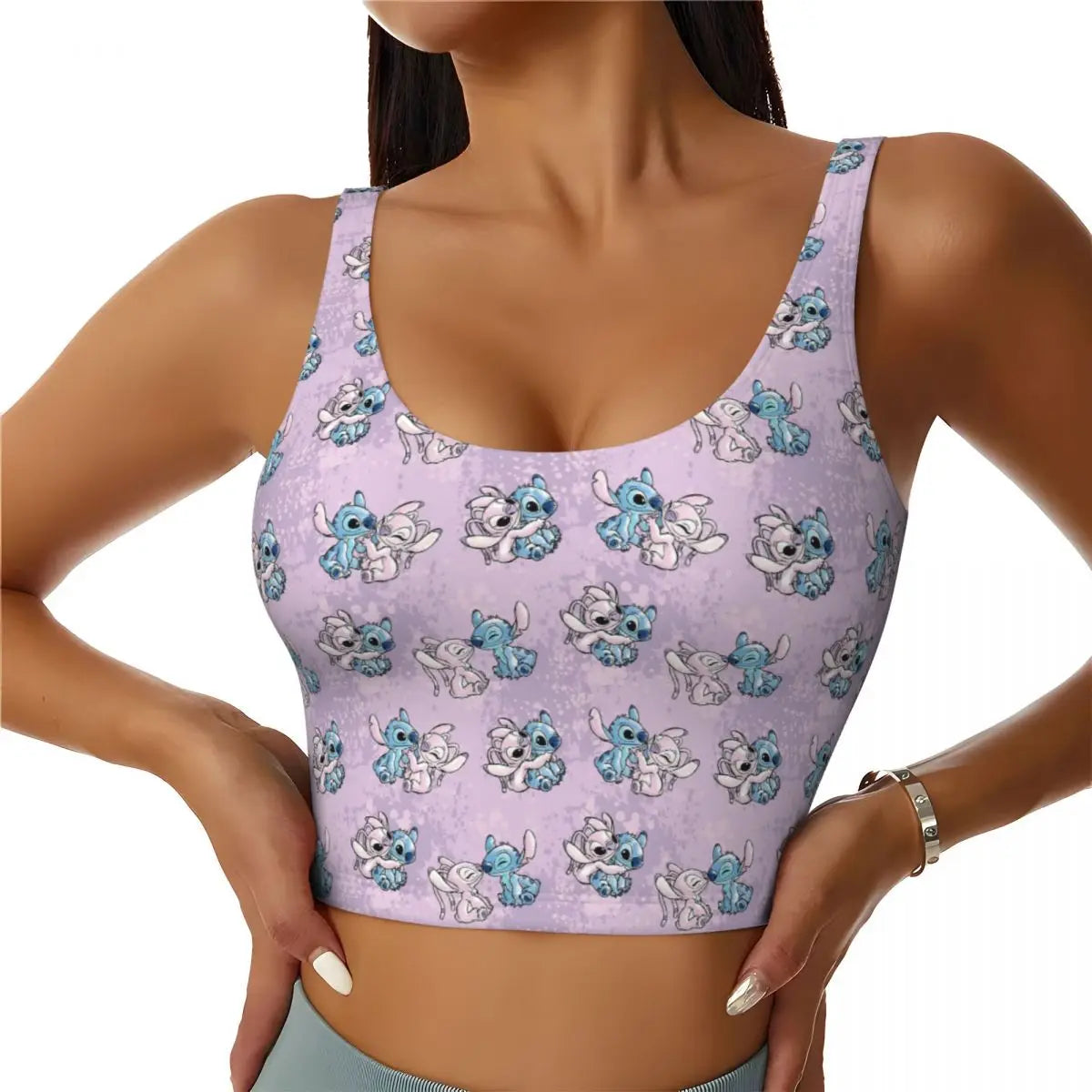 STITCH -THEMED CROP TANK