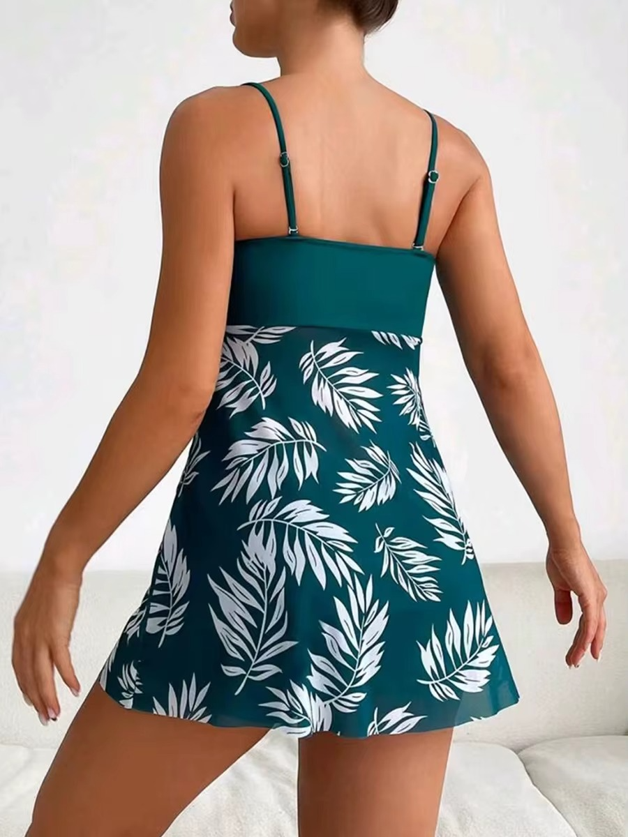 2-PIECE TROPICAL DRESS
