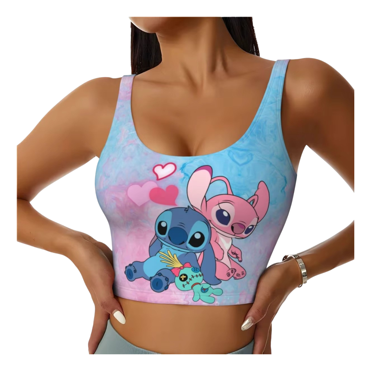 STITCH -THEMED CROP TANK