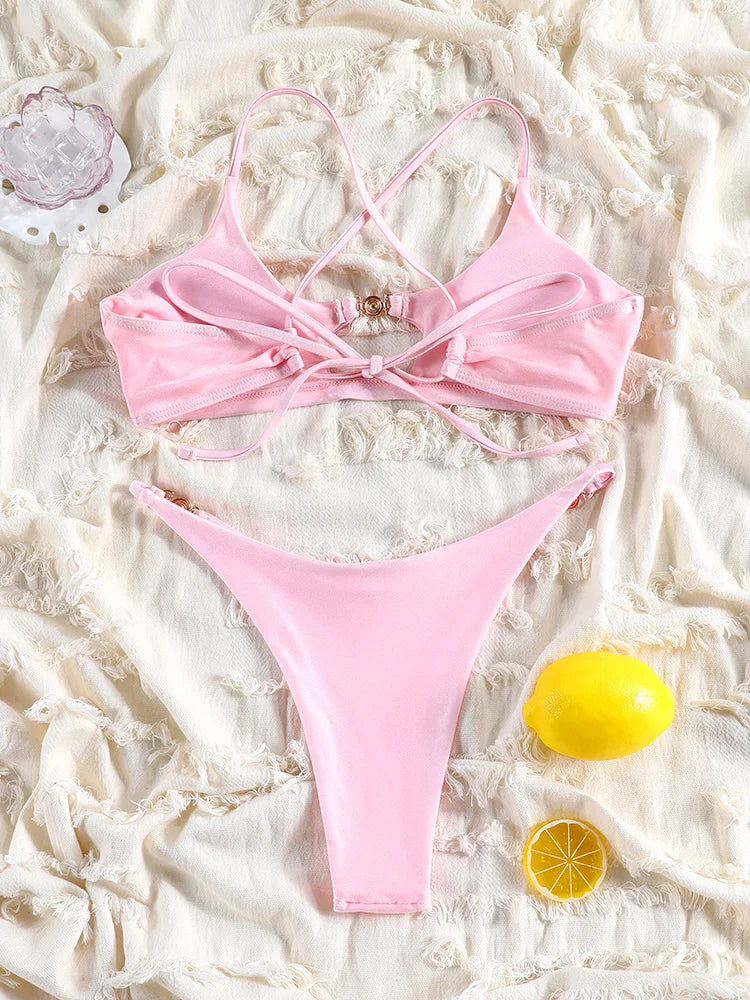 HIGH CUT STRAP BIKINI