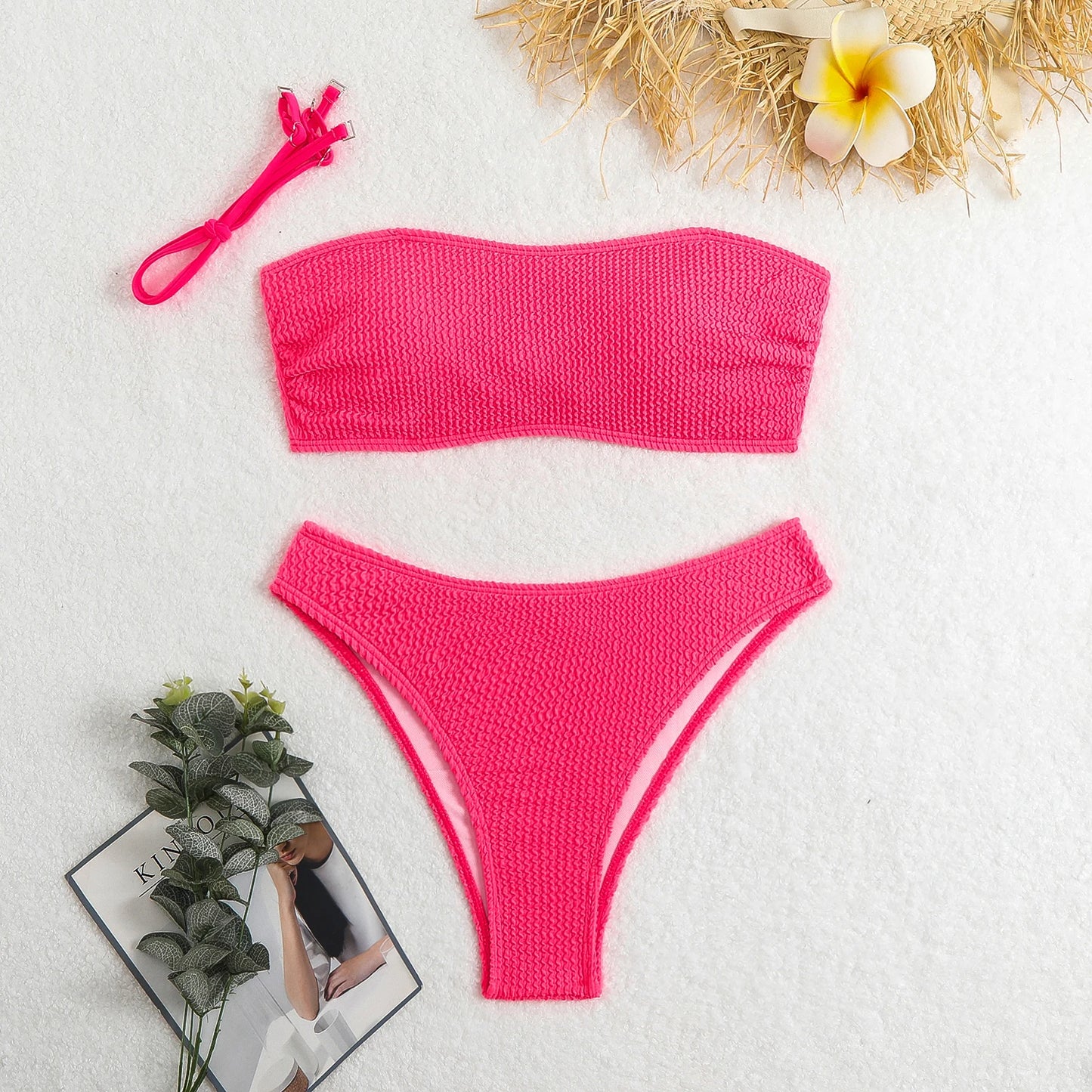 BANDEAU HIGH CUT BIKINI