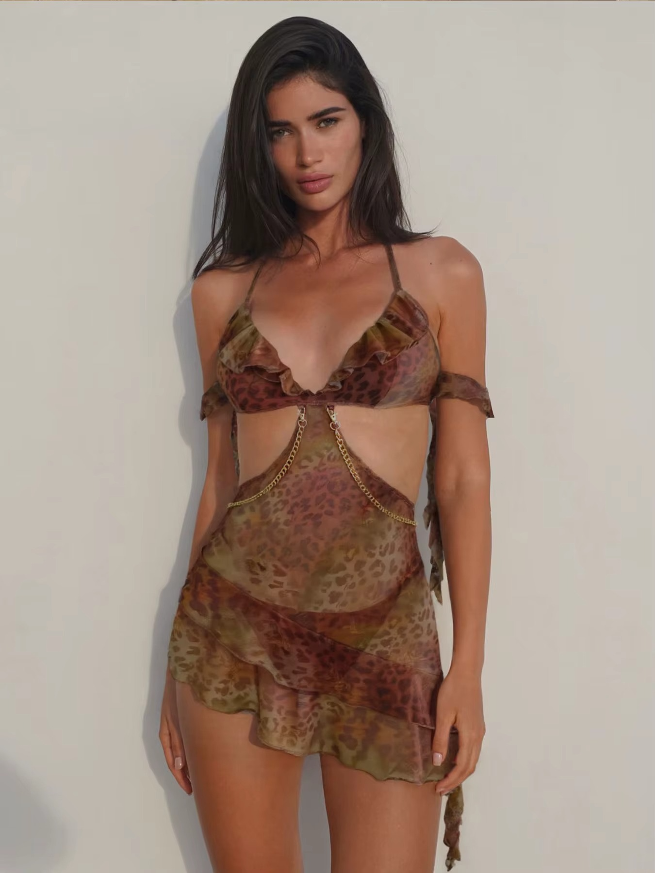 TRIANGLE TOP RESORT WEAR