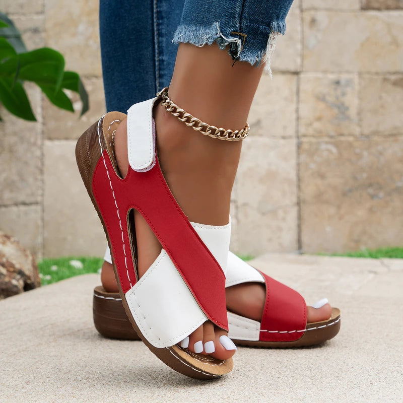 PEP TOE ROMAN SANDALS