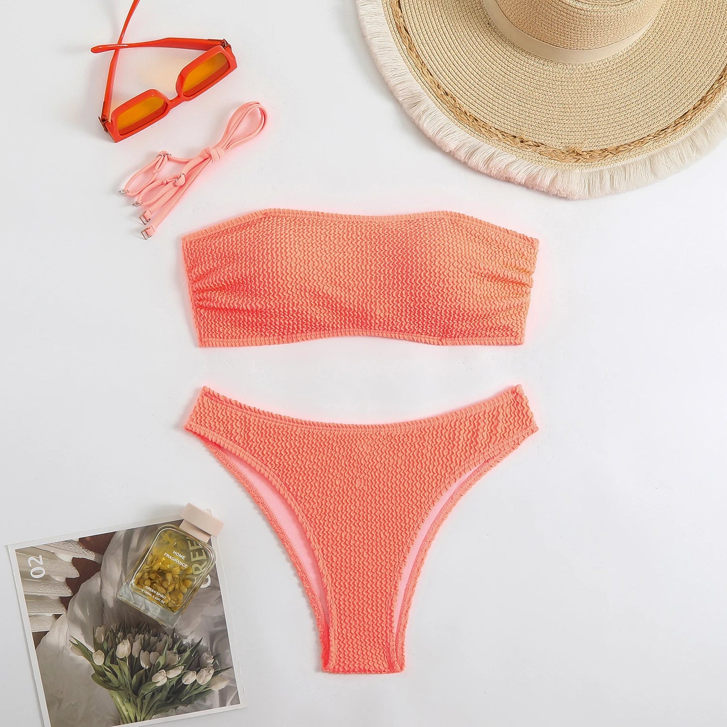 BANDEAU HIGH CUT BIKINI