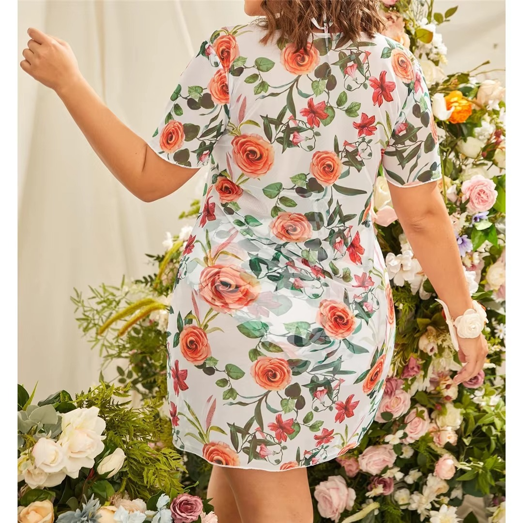 PLUS SIZE TANKINI BEACHWEAR