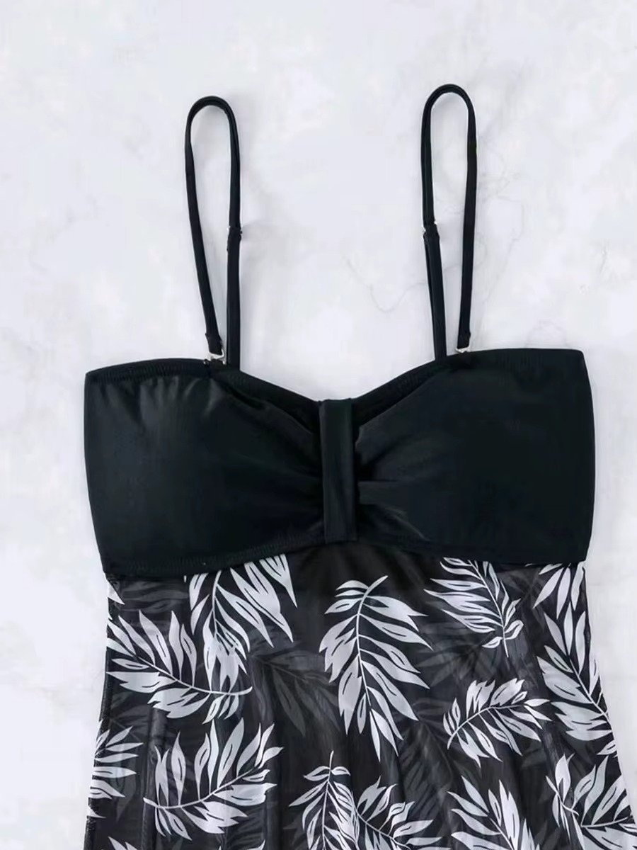 2-PIECE TROPICAL DRESS