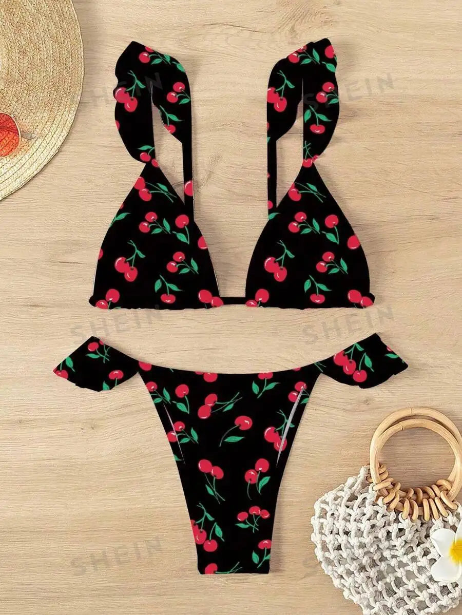 RUFFLE PUSHUP BIKINI