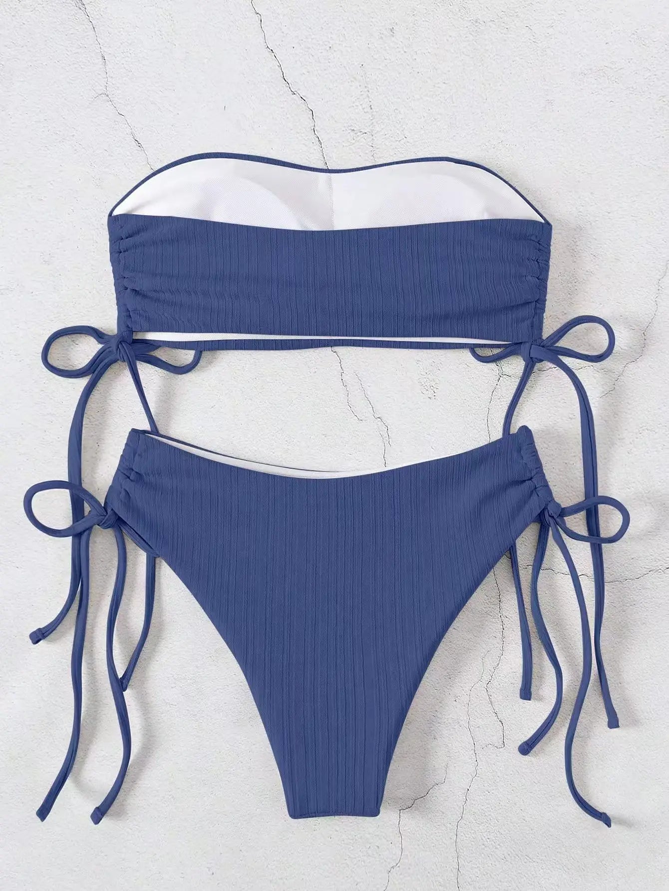 BANDEAU SIDE TIE BIKINI