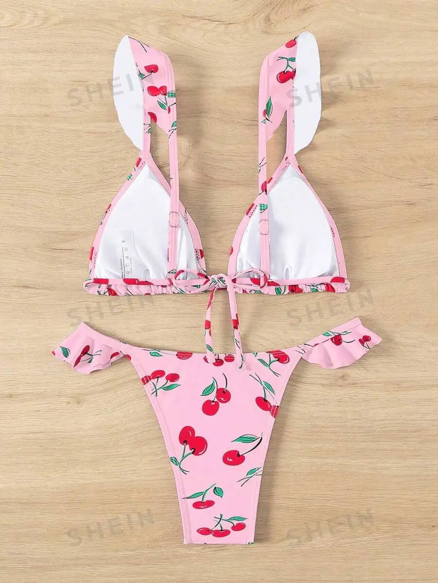RUFFLE PUSHUP BIKINI