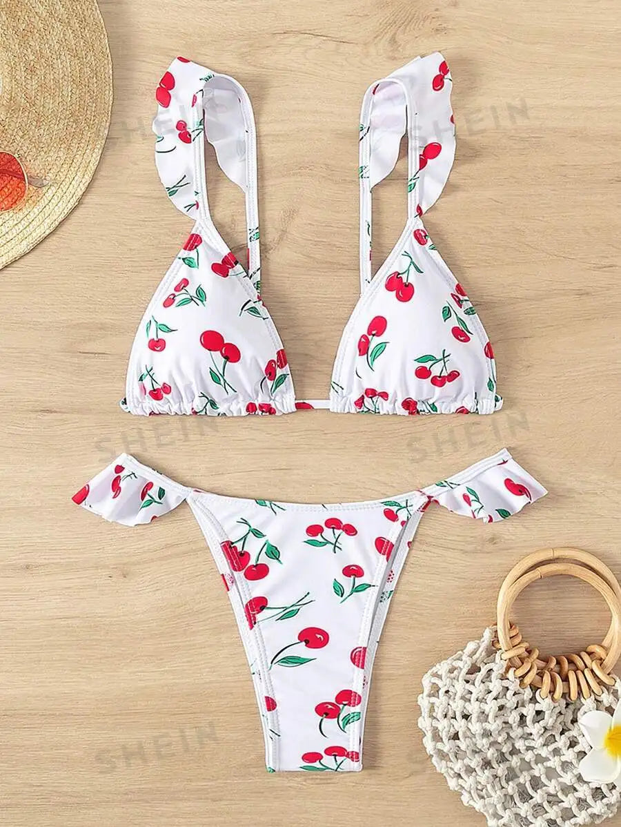 RUFFLE PUSHUP BIKINI