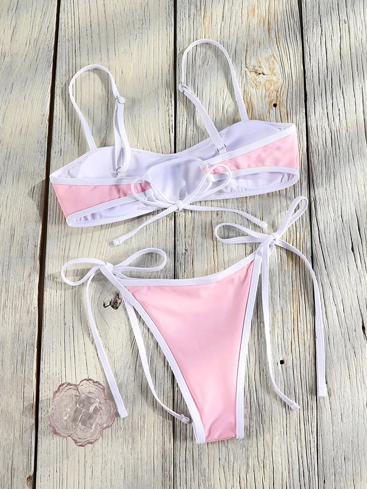 STRAPPY HIGH CUT BIKINI