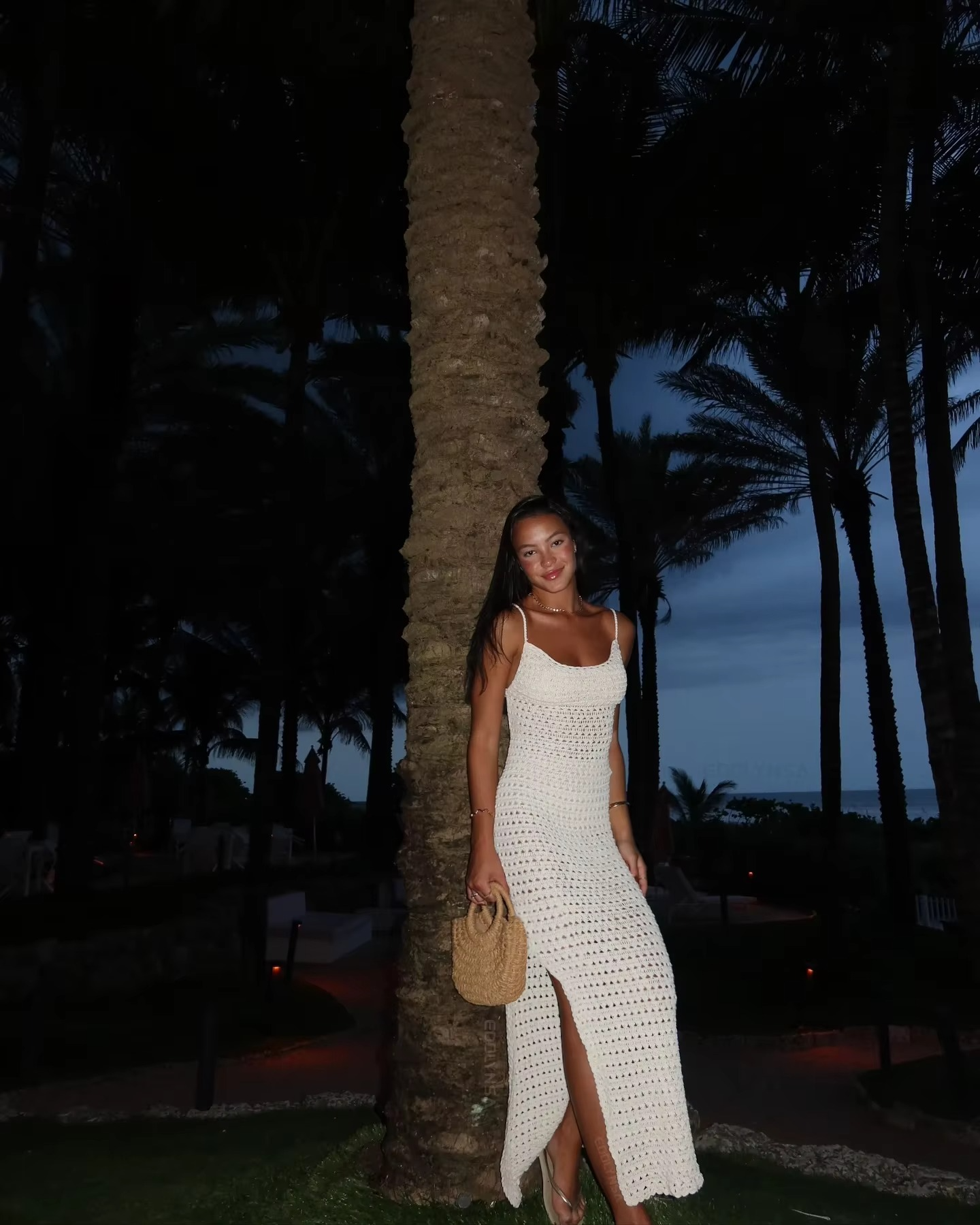 SPAGHETTI STARP DRESS