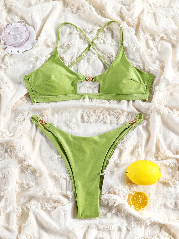 HIGH CUT STRAP BIKINI
