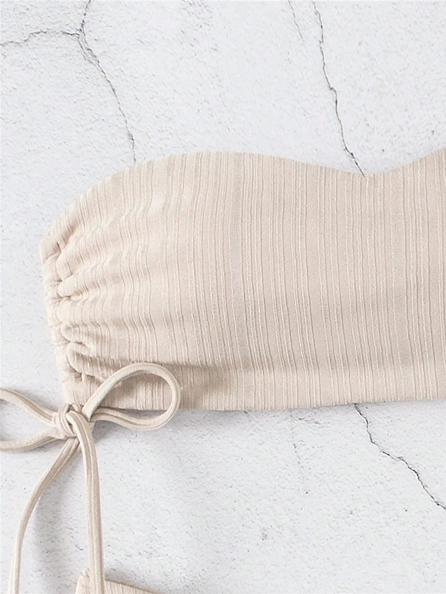BANDEAU SIDE TIE BIKINI