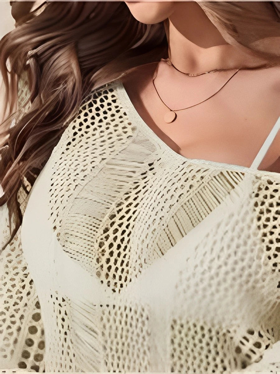 MESH CROCHET COVER-UP