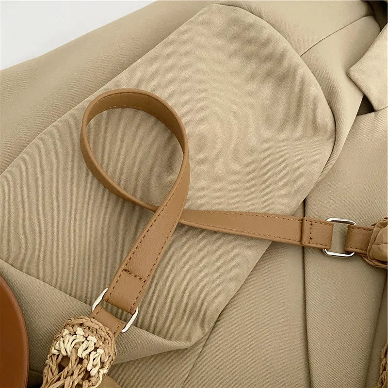 WOVEN SHOULDER BAG