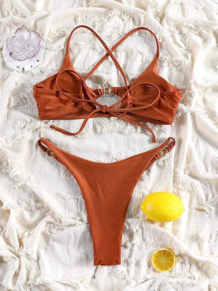 HIGH CUT STRAP BIKINI