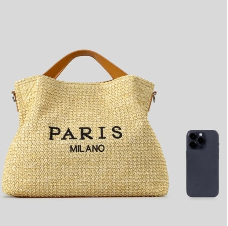 BOLD STRAW BAG