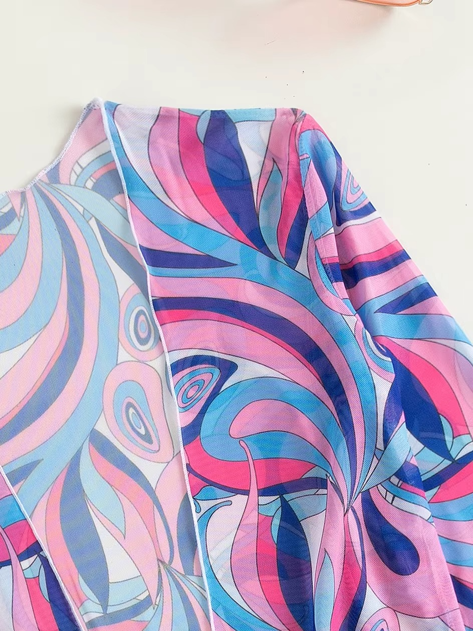 3-PIECE TROPICAL BEACHWEAR
