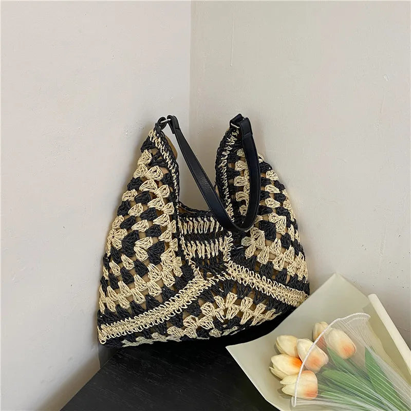 WOVEN SHOULDER BAG