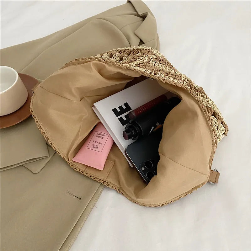 WOVEN SHOULDER BAG
