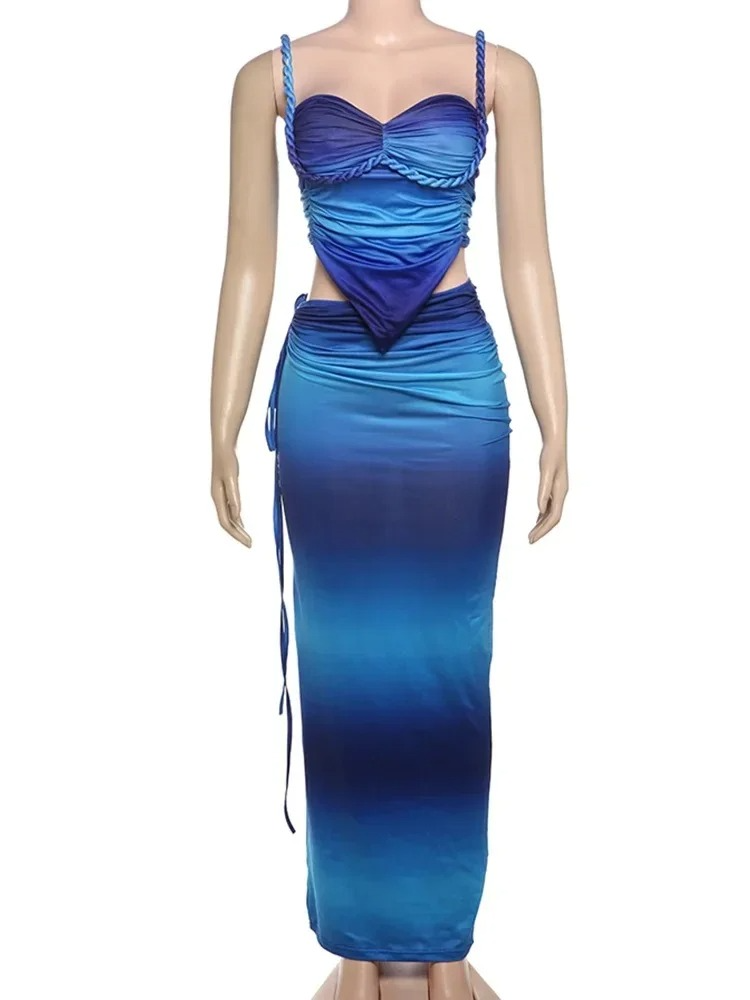 2 PIECE SEE-THROUGH MESH SET