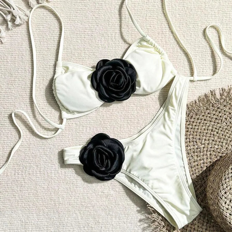 3D FLORAL BIKINI