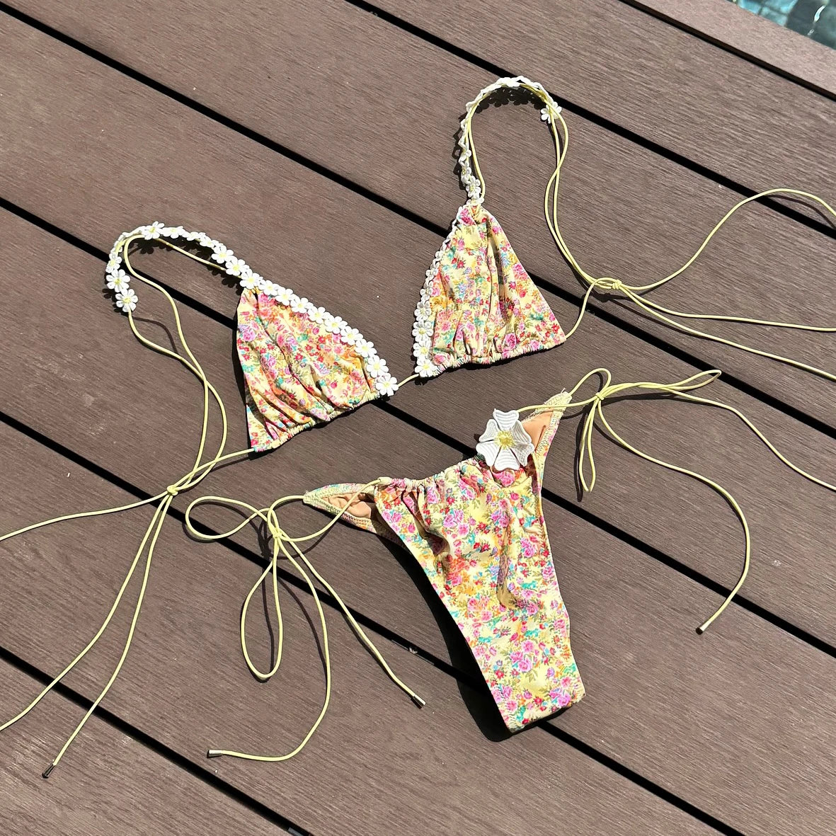 BIKINI + COVERUP PANT RESORT WEAR