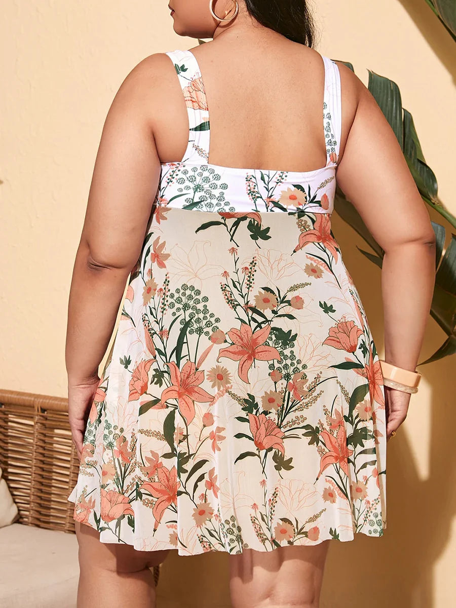 PLUS SIZE TANKINI BEACHWEAR