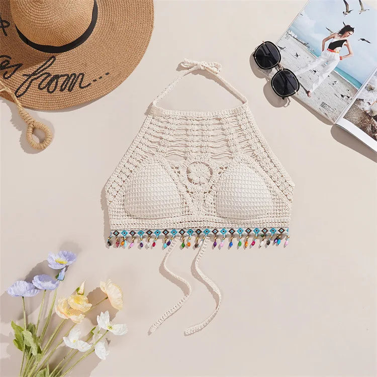 HALTER WILD-HOLLOW TOP