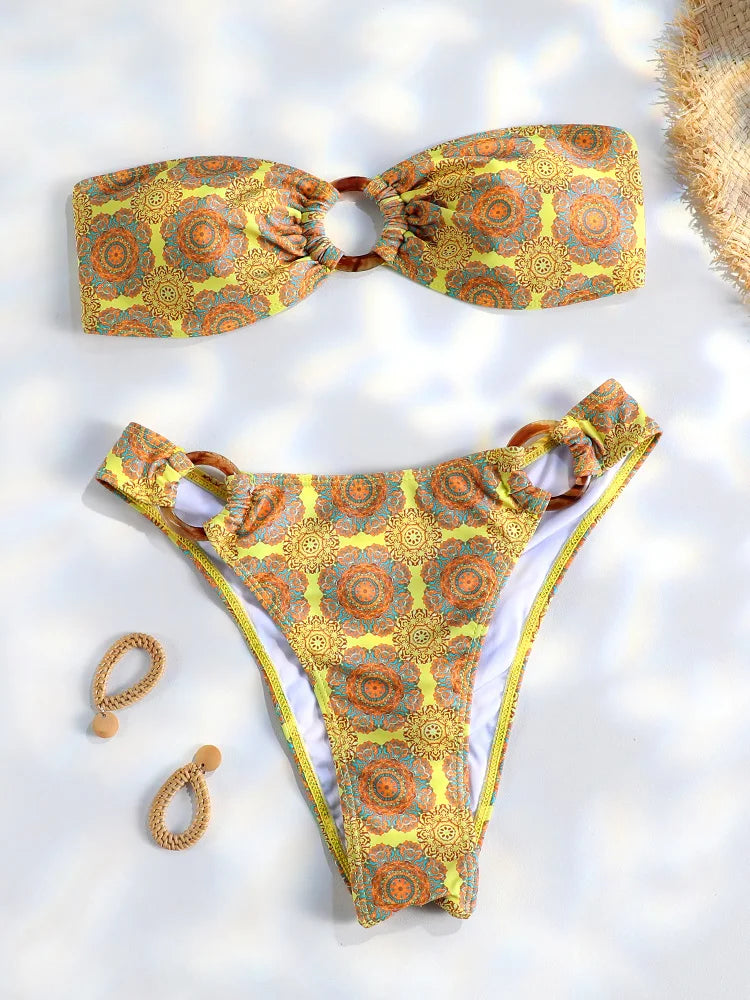 BANDEAU RING-LINK BIKINI